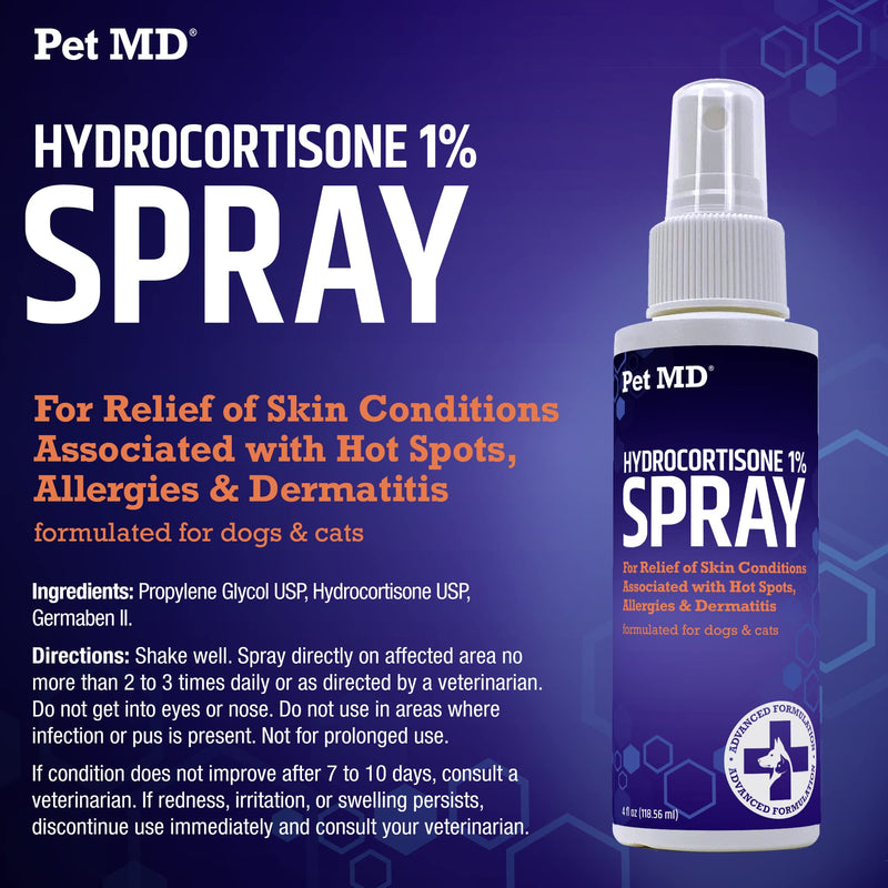 Pet MD Hydrocortisone Spray & 3-in-1 Pet Balm - PawsPlanet Australia