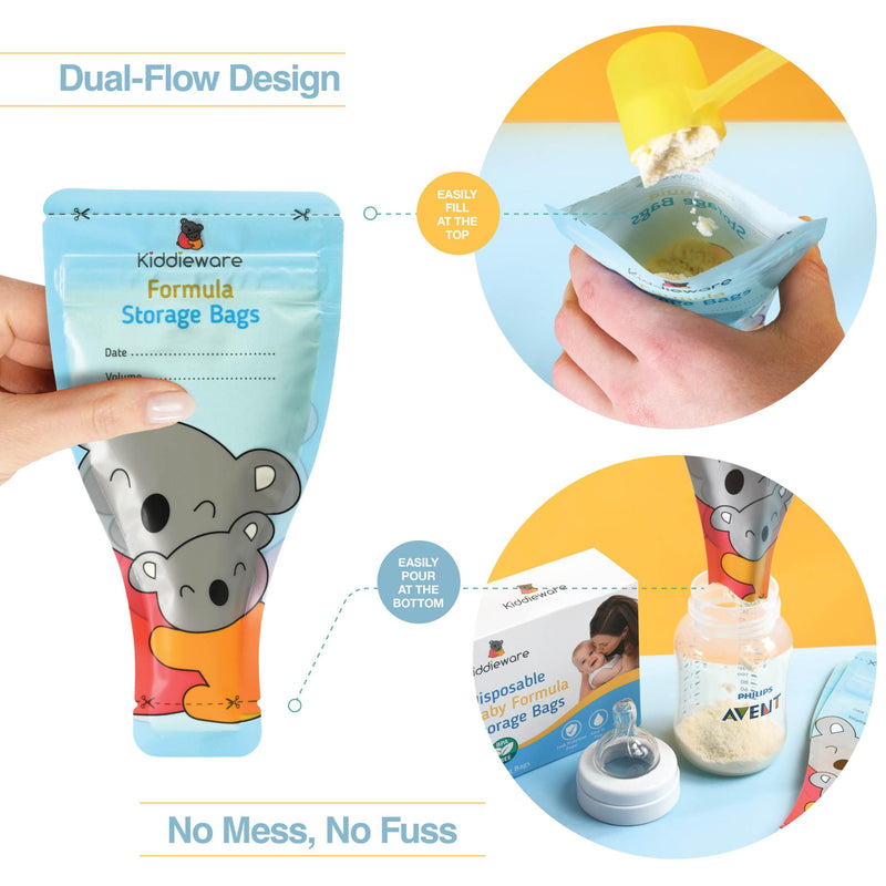 [Australia] - 30 Pack Baby Formula Storage Bags Dispenser Disposable Baby Formula Container 