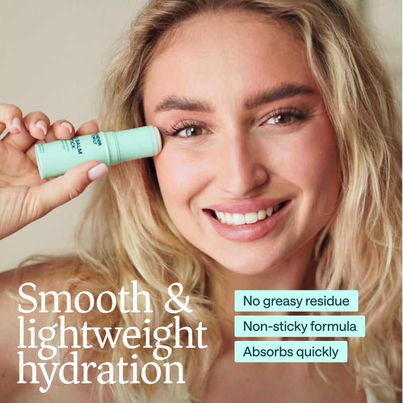 WONDER FAMILY Under Eye Balm Stick - Hydrating Eye Cream for Dark Circles and Puffiness, Wrinkles and Fine Lines - Moisturizing Korean Skin Care with Niacinamide, Vitamin E