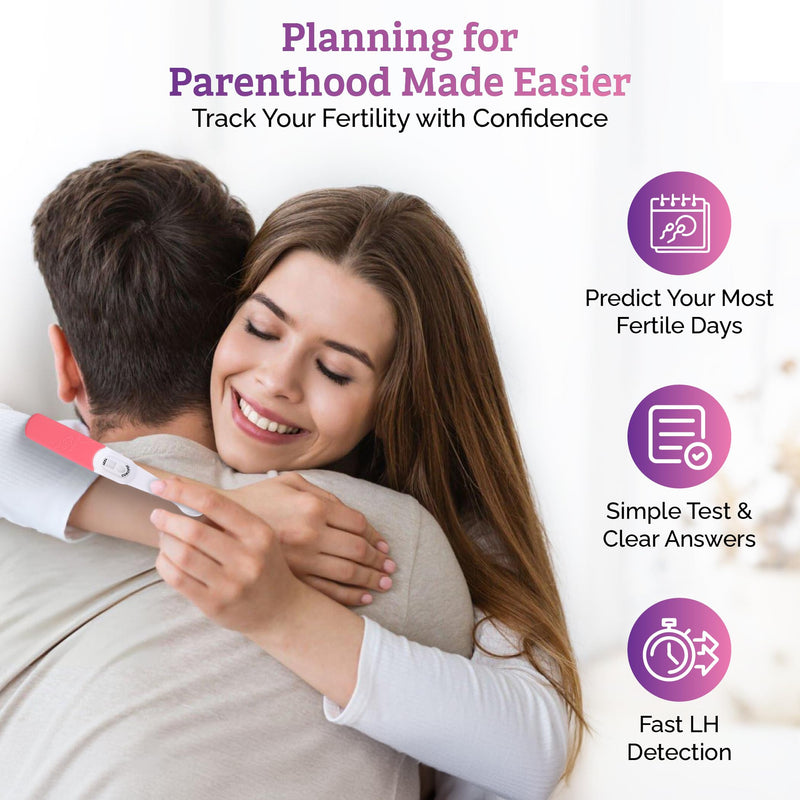 Versea Easy Lab Ovulation Midstream Tests, 5 Test Pack, 3 Minute Easy Read Result, Accurate Testing Kits, Easy Lab Home Test