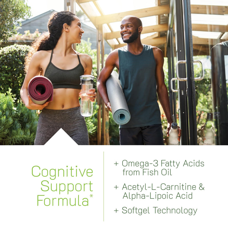 Irwin Naturals Ginkgo Smart Memory & Brain Support | 60 Softgels | Brain Supplement for Mental Clarity & Focus | Ginkgo Biloba + Acetyl-L-Carnitine, DMAE, Choline & Alpha-Lipoic Acid