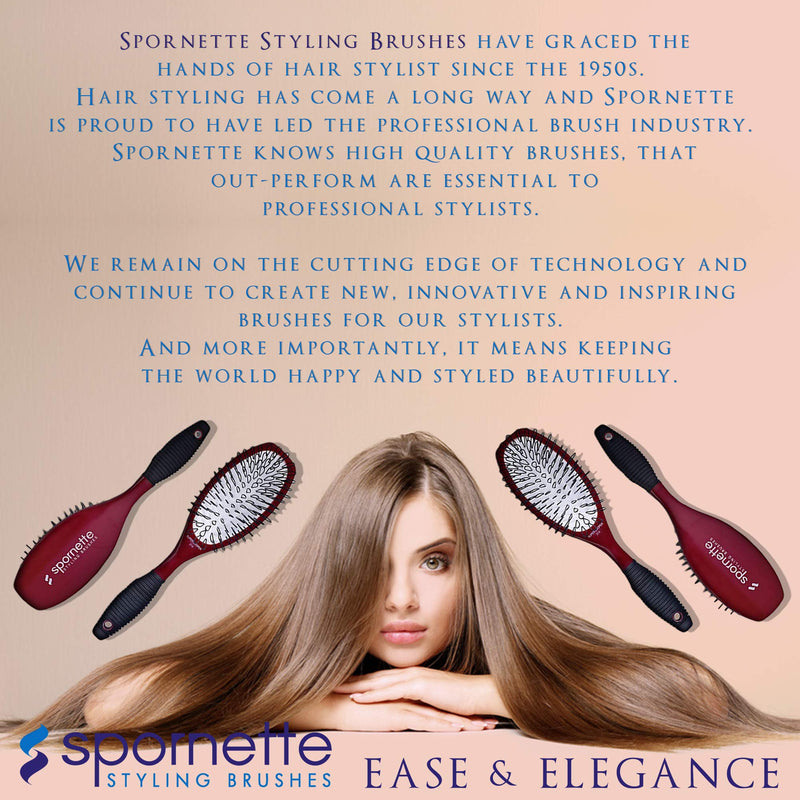 Spornette Super Looper Wig Brush, Cushioned & Looped Nylon Bristles for Extensions, Wigs, Hair Pieces, Toupees & Weaves - For Brushing, Styling, & Detangling Natural & Synthetic Hair Large (Pack of 1)