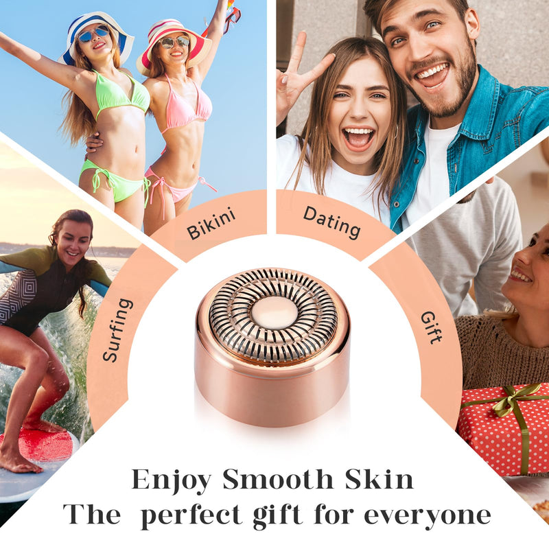 [Australia] - Replacement Heads New Generation 3 for Finishing Touch Flawless Facial Hair Remover Ring Light,New Version Replacement Blades for Women,18K Gold-Plated Rose Gold for Flawless GEN 3 Gold 