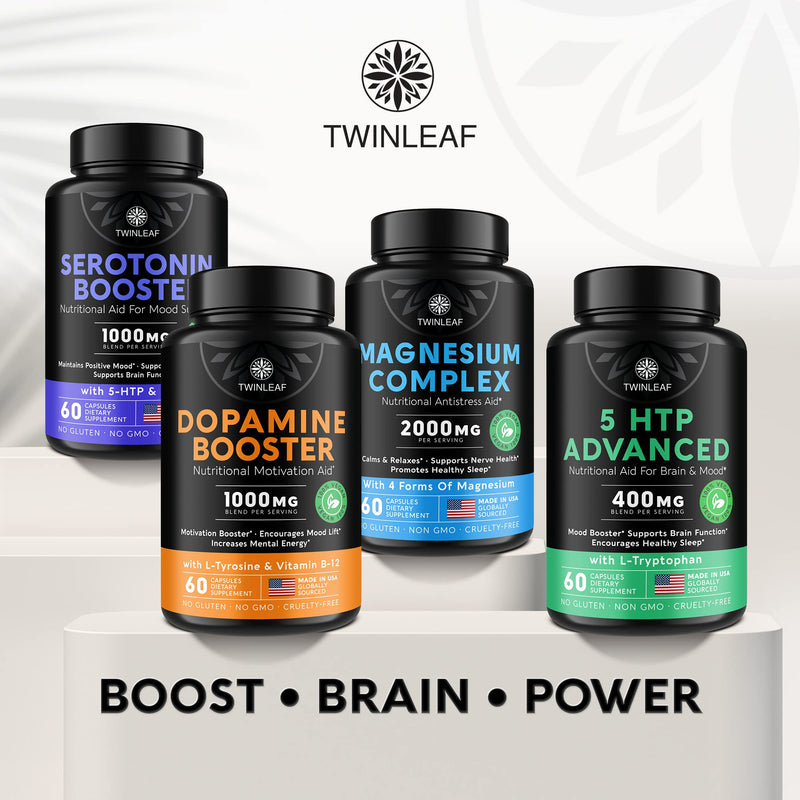 [Australia] - 5 HTP Supplement for Mood Support - Made in USA - Natural 5-HTP & L-tryptophan Capsules - 5-HTP Booster for Men & Women - Proprietary Formula for Mood and Relaxation - 60 Vegan Capsules 