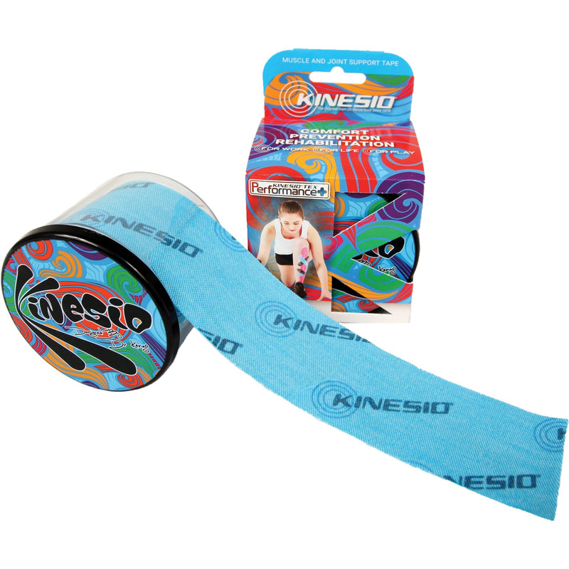 Kinesio Tex Performance + - Therapeutic Knee and Shoulder Medical Tape - Beige w/Logo - 2in x 16.4 ft Roll Beige Logo