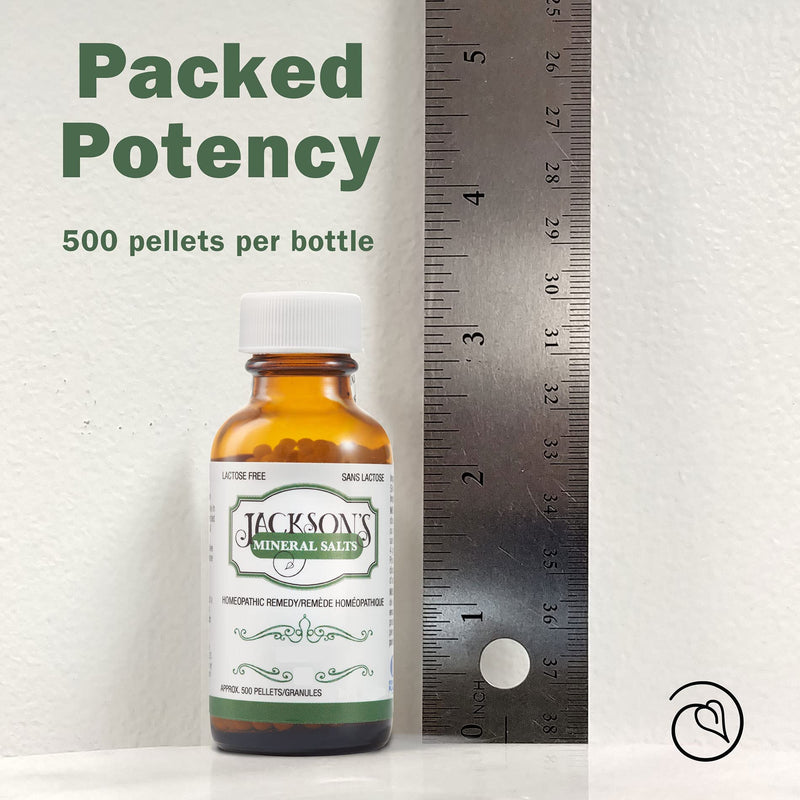 [Australia] - Jackson’s Cell Salt #12 Silica 6X (500 Pellet Bottle) – Certified Vegan, Lactose-Free Silica 6X 