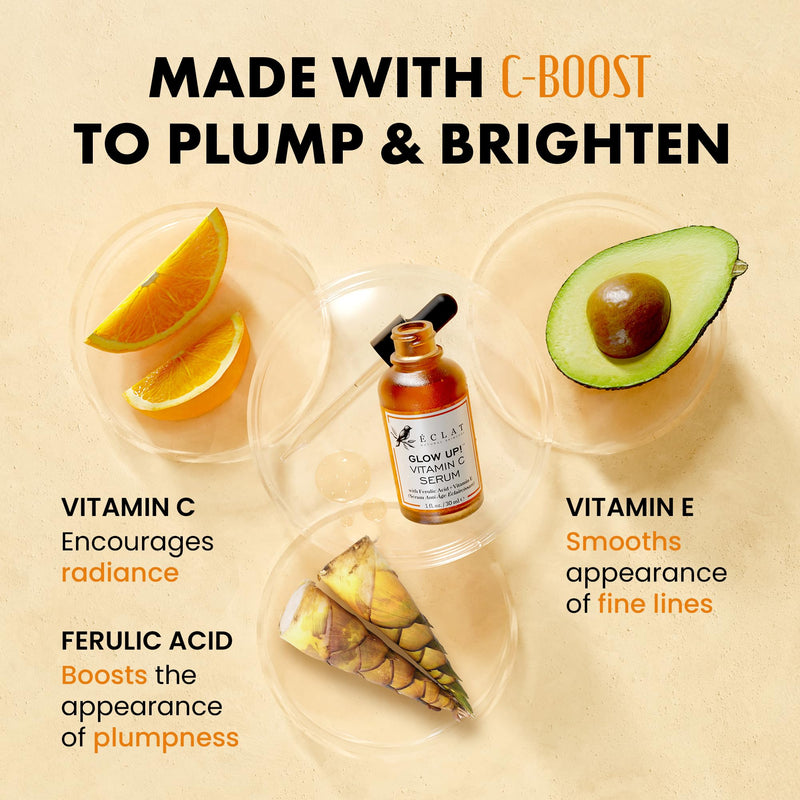 [Australia] - Vitamin C Face Serum - Dark Spot Remover Facial Serum, Vit C Serum with Hyaluronic Acid, Ferulic Acid, & Vit E - Anti Aging and Skin Brightening Serum, Pure Vitamin C Serum Skin Care 