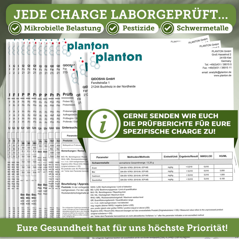 [Australia] - QIDOSHA® Premium bacterial culture complex in organic quality, 180 gastro-resistant capsules, 20 bacterial strains plus inulin, high-dose 30 billion CFU/daily dose, German production, vegan 