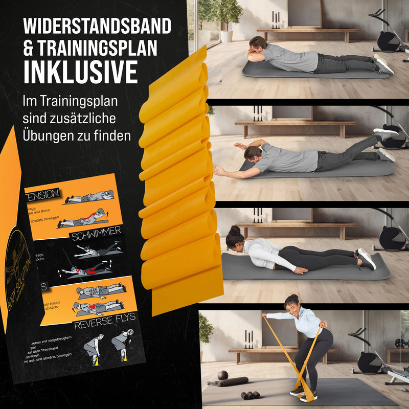 [Australia] - BODYSOLUTION back straightener - 3 in 1 - high-quality posture correction - back support belt for an upright posture - size-adjustable back strap - black - S-M polyoxymethylene S-M: 70cm - 110cm 