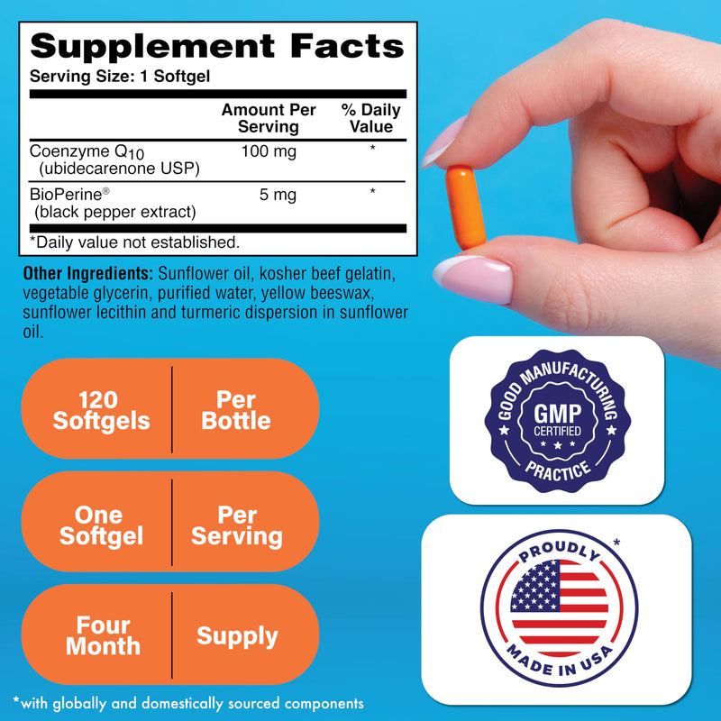 Health Thru Nutrition PQQ + CoQ10 Bundle: 20mg Pyrroloquinoline Quinone & 100mg CoQ10 with BioPerine (120 Servings Each)