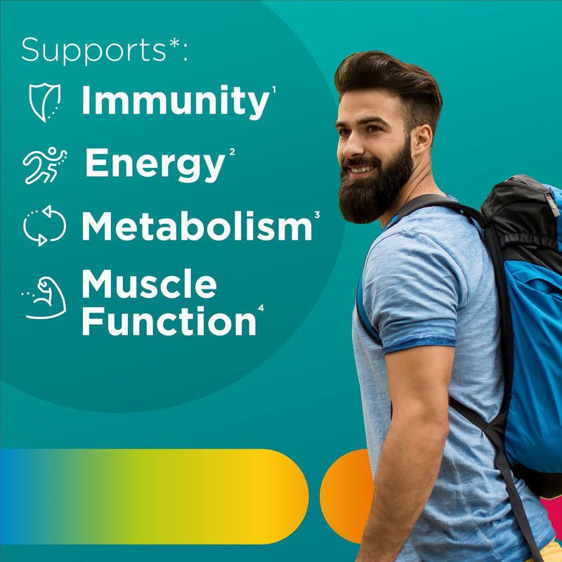 Centrum MultiGummies for Men 18 and Over, 100 Count | Contains Vitamin D3, B Vitamins and Antioxidants, Gluten Free, Non-GMO Ingredients, GLP-1 Support Fruit 100 Count (Pack of 1)