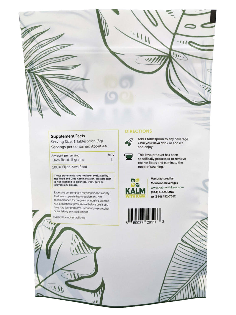 [Australia] - KALM with Kava Loa Waka Micronized Kava (4 oz.) 4 Ounce (Pack of 1) 
