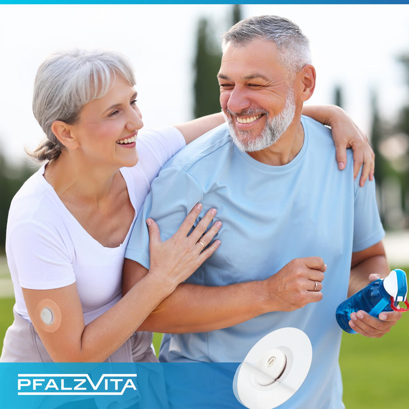 [Australia] - PFALZVITA® Freestyle Libre 3 Plasters - Pack of 25 Premium Waterproof Fixing Plasters for Freestyle Libre 3 Sensor - Skin-Friendly Self-Adhesive Extra Hold 14 Days without Glue in the Middle (Transparency) Transparency 