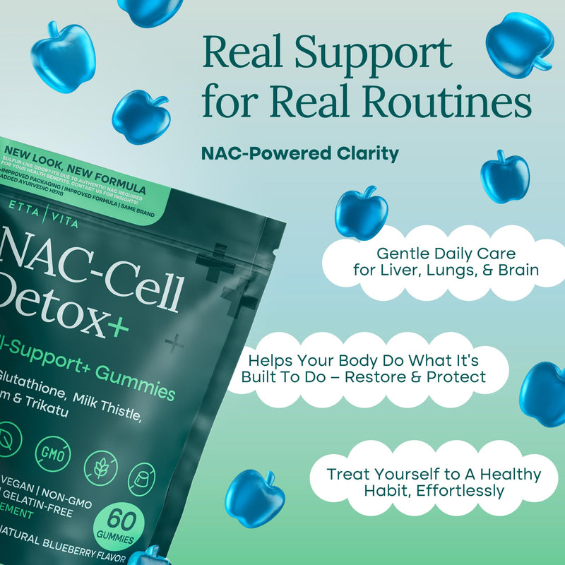[Australia] - Sugar-Free NAC Gummies, N-Acetyl Cysteine Supplement with Milk Thistle, Glutathione, & Selenium, NAC Complex for Energy, Respiratory Health, Liver Detox & Cleanse, Kidney, Antioxidant Support 