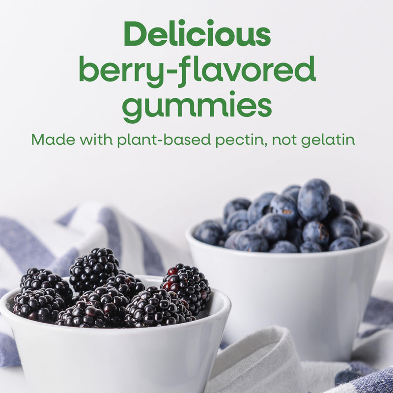 Nature's Way Zinc Gummies, 100% Daily Value of Zinc per Serving, 120 ct | Immune Support Gummy for Adults & Kids 9+*, Gluten Free, Plant-Based Pectin, Mixed Berry Flavored 120 Count (Pack of 1)