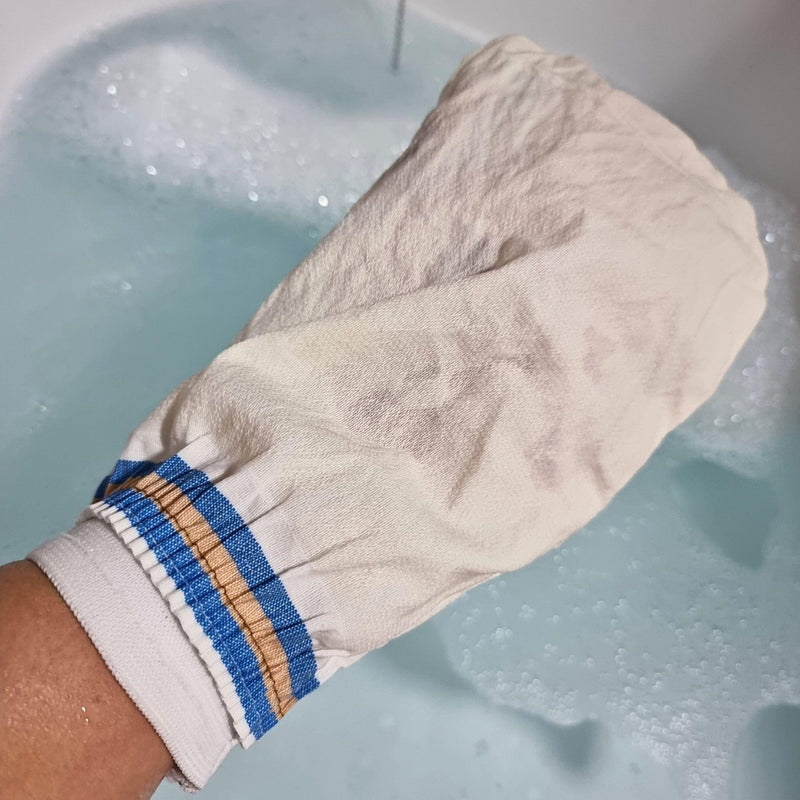 [Australia] - Kelebek Hamam Glove 2 x Turkish Bath Spa Set Body Scrub Exfoliating Spa Cellilute Remover Glove 