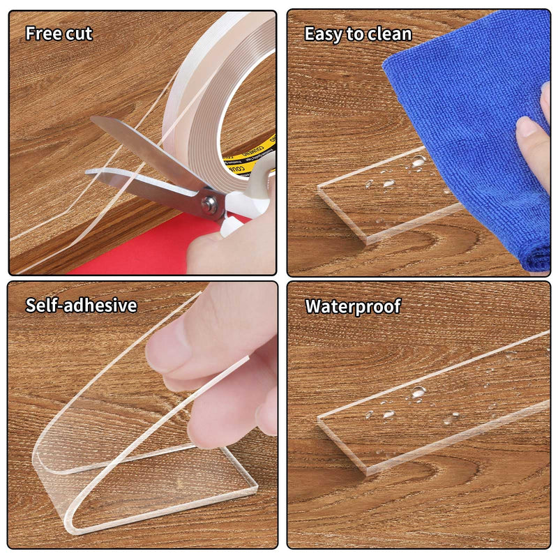[Australia] - Baby Clear Edge Protector, 1.2" X 9.84FT, Child Protection Desk Corner Corner Anti-Bump Anti-Bump Home Wrap Invisible, Anti-Sharp Edge Protect 1.2"X9.84FT 