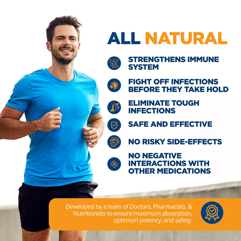 [Australia] - LifeSource Vitamins All Natural Anti-B for Immune Support, 14 All Natural Ingredient with Echinacea & Garlic Extract, 90 Immune Defense Capsules. 1 Count (Pack of 90) 