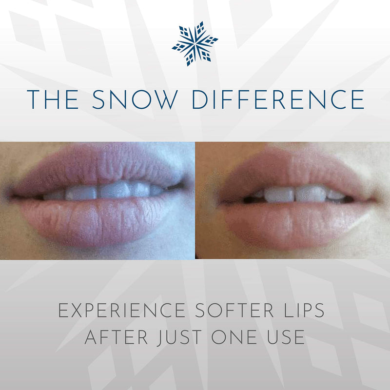 [Australia] - SNOW Lip Exfoliating Sugar Scrub - Lip Scrub Exfoliator for Plump & Soft Lips - Lip Care Product with Jojoba Oil - Moisturize Dry Lips - Lip Care Kit Essential - Lavender & Mint 