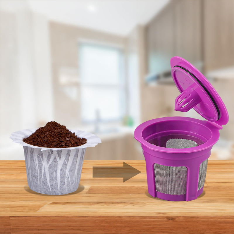 [Australia] - K Cup Filters,300 Count Disposable Coffee Paper Filters Compatible with Keurig Brewers Single Serve 1.0 and 2.0, Use with Reusable K Cup Coffee Pods Black box 300 Count 