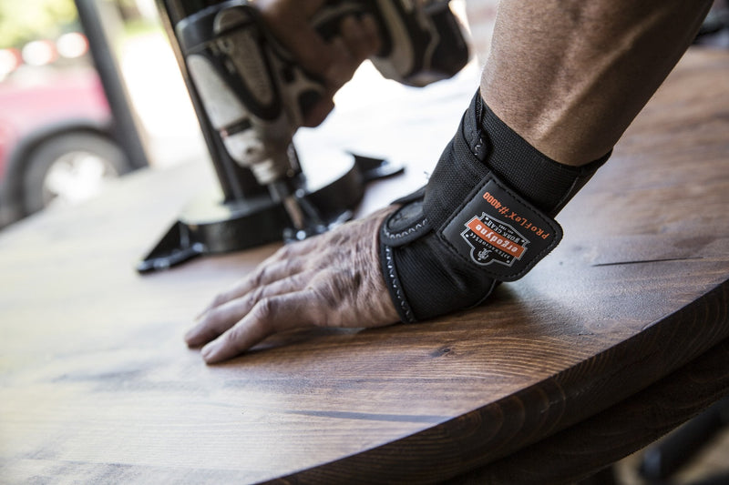 [Australia] - Ergodyne - 70018 ProFlex 4000 Single Strap Wrist Support, Black - X-Large, Left Hand (Pack of 2) XL-Left (Pack of 2) 