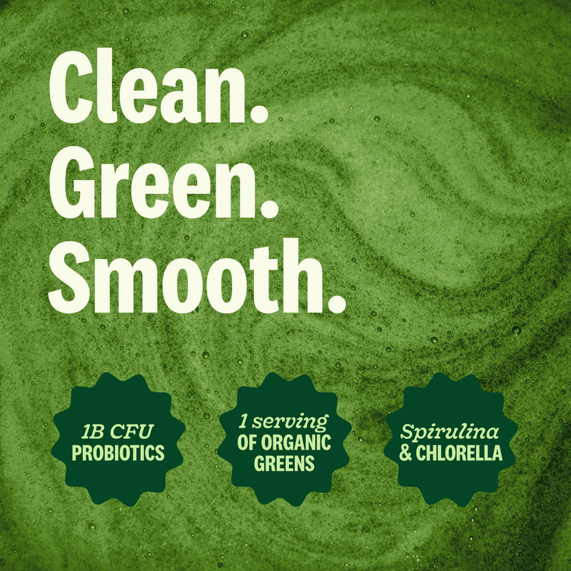 [Australia] - Suja Organic Greens Powder Probiotic Blend, Spirulina, Daily Superfood Drink or Smoothie Mix for Immune Support, Digestion, & Energy, Vegan, Gluten Free, Non GMO, 30 Servings 12.7 Ounce (Pack of 1) 