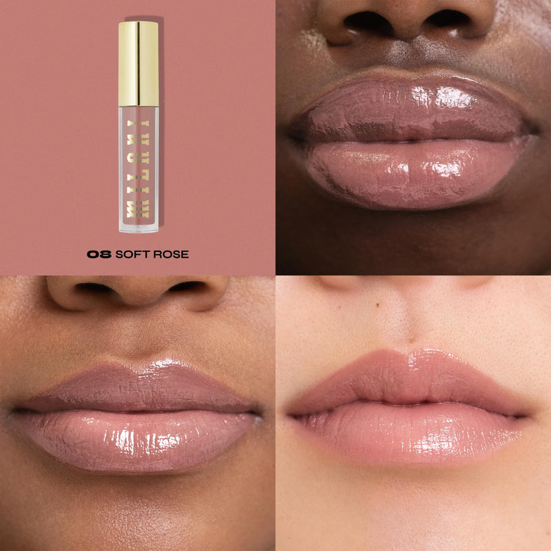 Milani Keep It Full Nourishing Lip Plumper - Soft Rose (0.13 Fl. Oz.) Cruelty-Free Lip Gloss for Soft, Fuller-Looking Lips