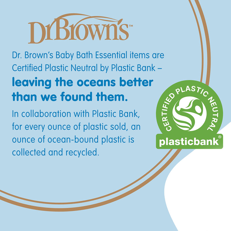 [Australia] - Dr. Brown’s CleanUp Dino-Soft Baby Bath Spout Cover, Soft and Safe on Tub Faucet, Toddler Bathtub Safety for Kids, BPA Free, Certified Plastic Neutral 