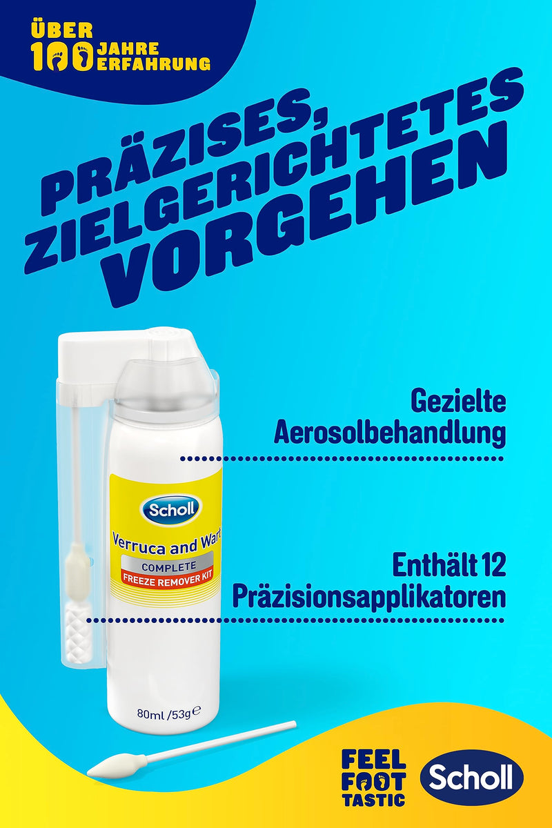 [Australia] - Scholl wart remover Freeze 16 sticks for hands and feet, for the treatment of large and small warts, easy to use, 80 ml 