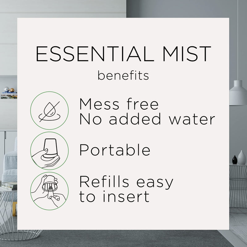 [Australia] - Air Wick Essential Mist Diffuser, 1ct, Essential Oils Diffuser, Air Freshener Peony Gadget 