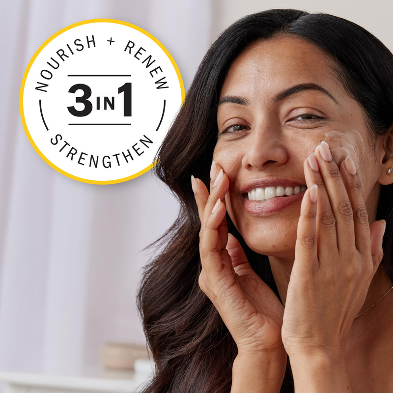 Olay Face Moisturizer, Complete+ Rich Moisturizing Cream - Fragrance-Free, Gentle for Dry & Sensitive Skin, 3-in-1 Hydrating to Strengthen, Nourish, Renew - Niacinamide, Vitamin E, & Ceramides, 8.5 oz 8.5 Fl Oz (Pack of 1)