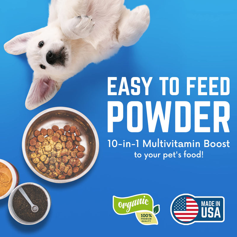 Kelp Powder, Dried Sea Kelp Supplement for Optimal Pet Health, Multifunctional Dog Vitamins Rich with Iodine & Omegas for Thyroid Health, Dental, Immune, Digestive, & Heart Health, 453g 16 OZ - PawsPlanet Australia