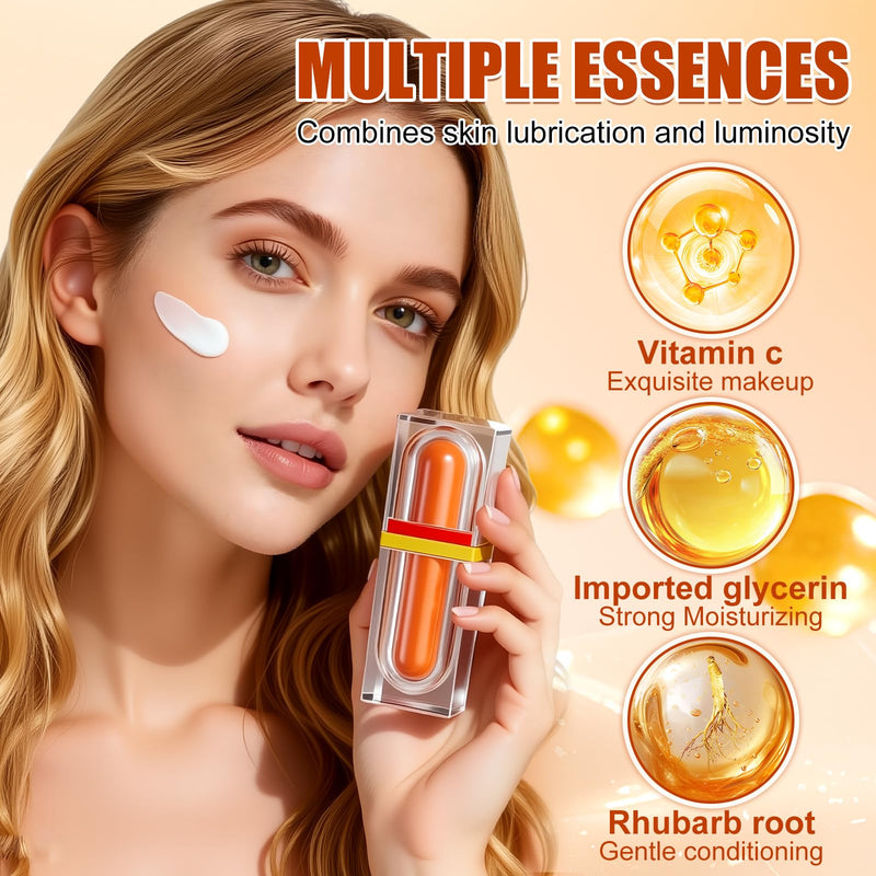 2Pcs Five Vitamin C Face Cream and Conceals, 2025 NEW VC Cream for Face, Fivefold Vitamin C BB Creams, Lightweight Long Lasting