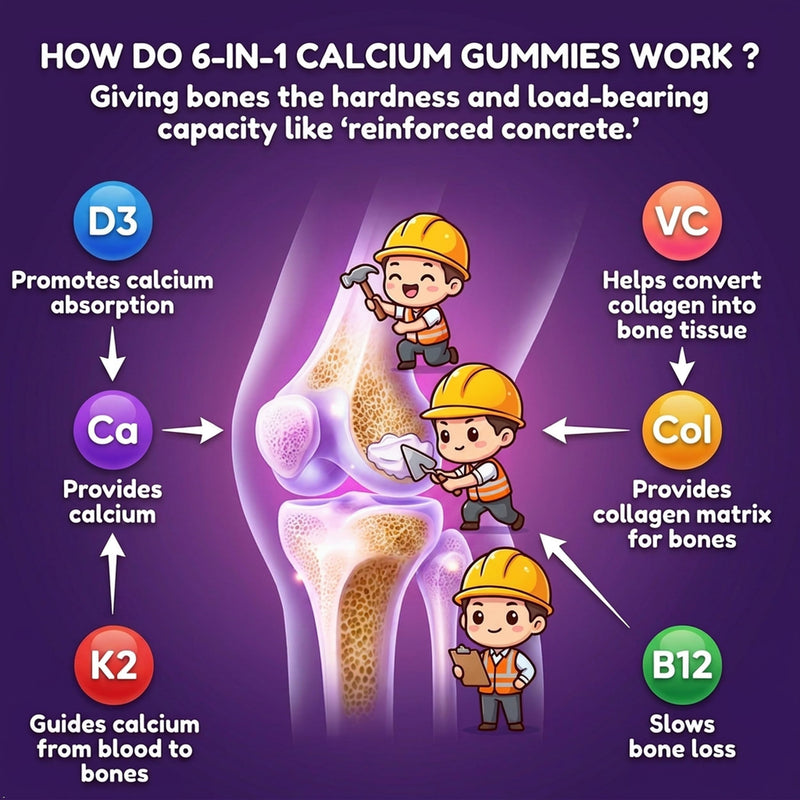 (2 Pack) Calcium Citrate 1200 mg Gummies with Collagen, Vitamin C D3 K2 B12 | Calcium Supplements For Women For Bone, Teeth & Muscle Healthy, High Absorption, Sugar Free, Vegan, Non-GMO, Berry Flavor 60 Count (Pack of 2)