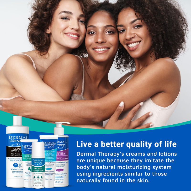 [Australia] - Dermal Therapy Heel Care Cream - Moisturizing Treatment that Repairs and Heals Dry, Rough, Cracked Heels and Feet | 25% Urea and 6% Alpha Hydroxy Acids (3oz+8oz Bundle) 5.5 Fl Oz (Pack of 2) 