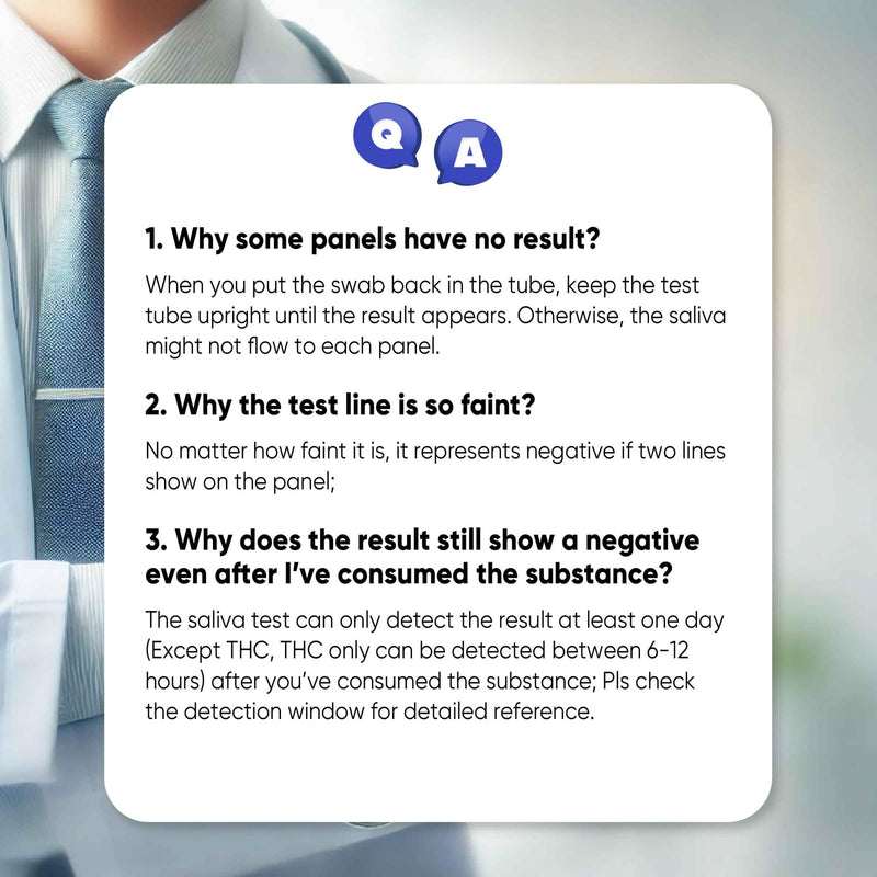 [Australia] - Prime Screen [5 Pack] 5 Panel Oral Saliva Test Kit (AMP, COC, MET, OPI, THC) - ODOA-256 