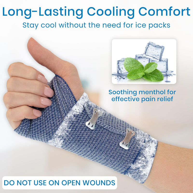 Dr Pat's Ice Tape (4 Pack) - Cooling Bandage Wrap Athletic Tape - Compression Instant Cold Compress Wrap w/Menthol - Elastic, Athletic for Sore Muscles, Pain Relief Now, Swelling, Recovery, Sports 4 Pack