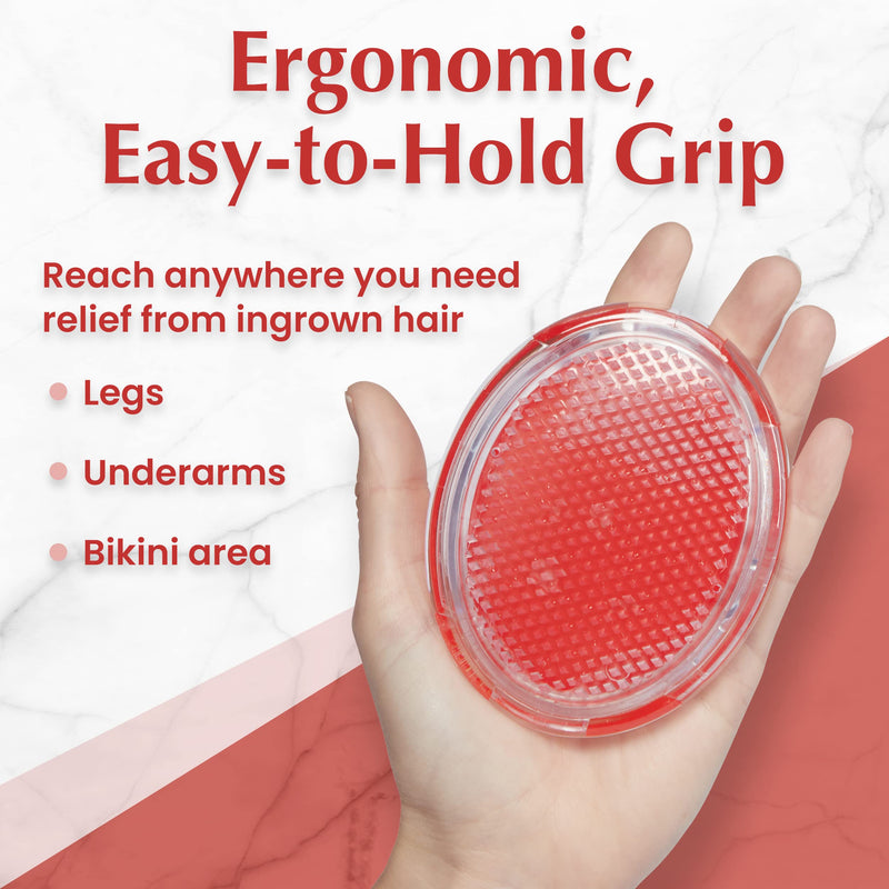 [Australia] - Exfoliating Brush to Treat and Prevent Razor Bumps and Ingrown Hairs - Eliminate Shaving Irritation for Face, Armpit, Legs, Neck, Bikini Line - Silky Smooth Skin Solution for Men and Women, Dylonic™ 1pk Orange 
