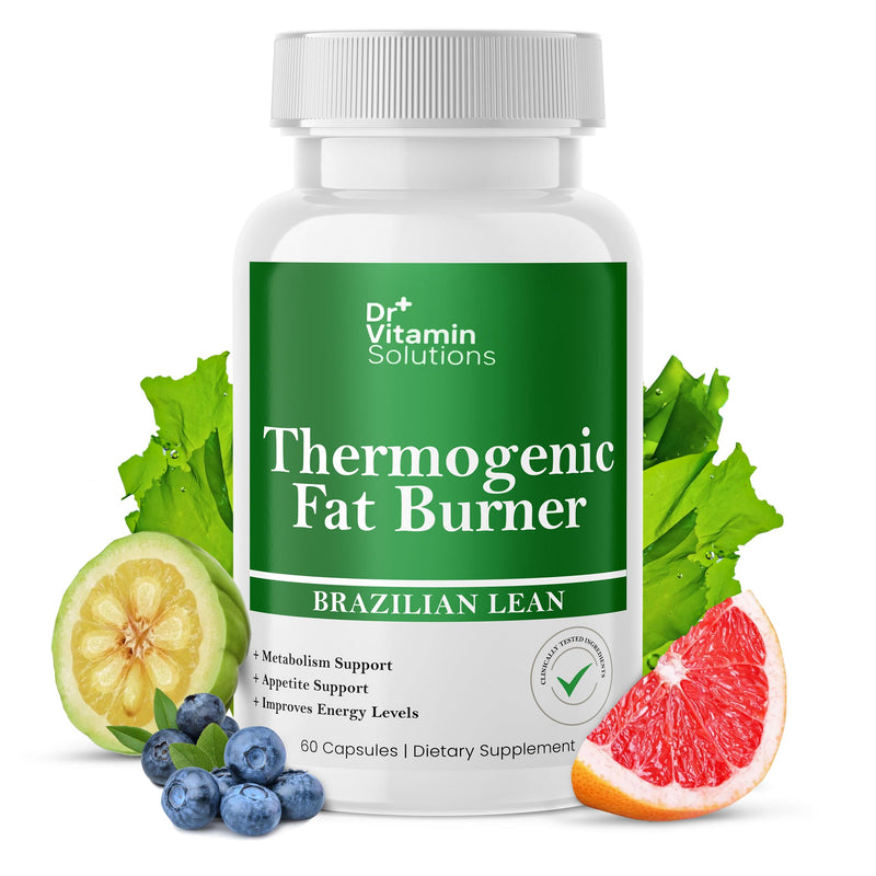DR VITAMIN SOLUTIONS Professional Detox Cleanse and Thermogenic Fat Burner Bundle - 15 Day Cleanse for Weight Management, Gut Health, and Bloating Relief - 90 Caps