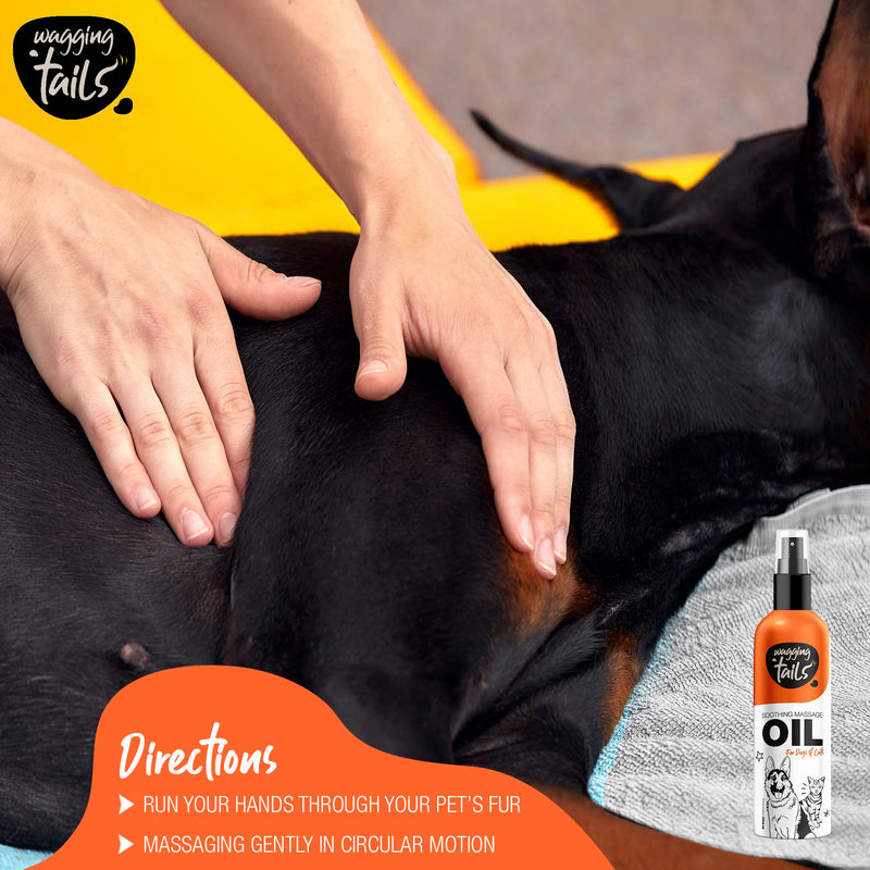 Wagging Tails 6-in-1 Soothing Oil 6.76 fl oz for Dogs | All Natural Ingredients Coconut Oil and Vitamin E Help Control Hair Fall & Improve Coat Shine and Softness Pack Of 1 - PawsPlanet Australia