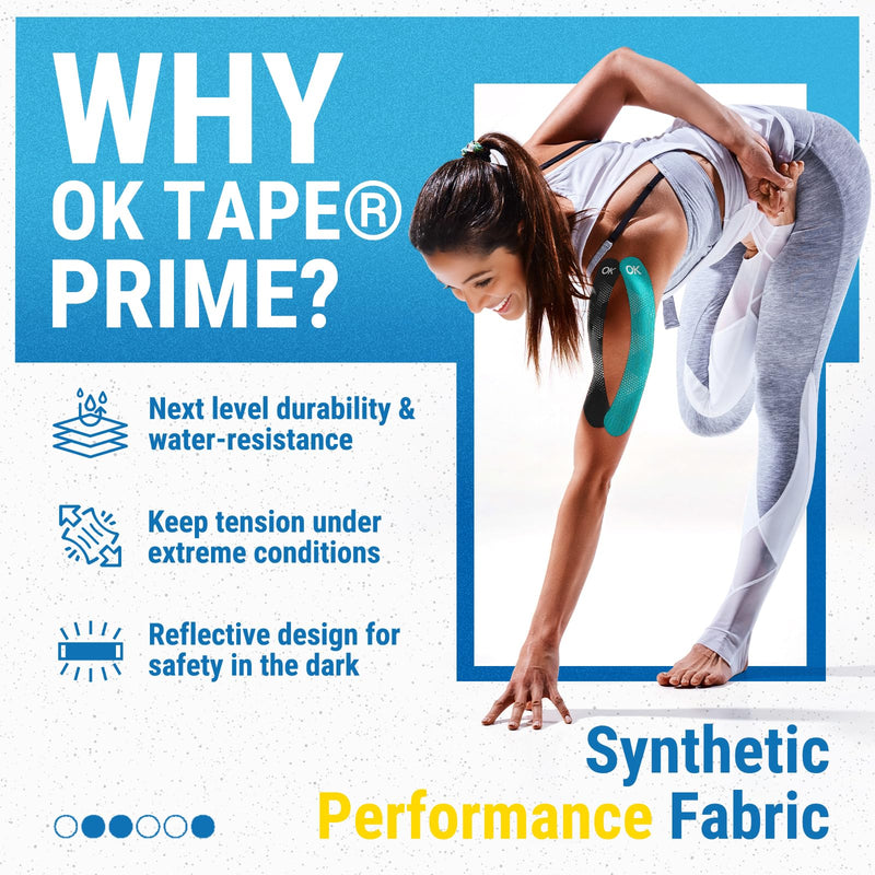 [Australia] - OK TAPE Synthetic Kinesiology Tape, 20 Strips Precut K Tape, Waterproof, Elastic Athletic Tape for Pain Relief & Muscle Support, Reflective Design, 2" x 10" -Beige 1 Roll Beige 