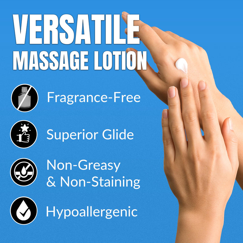 [Australia] - 8oz Therapeutic Massage Lotion for Massage Therapy, Unscented, Professional, Scraper Tool Massage Lotion, Deep Tissue, Cupping Therapy, Non-Greasy, Non-Staining, Shea Butter, Pack of 1 8 Fl Oz (Pack of 1) 