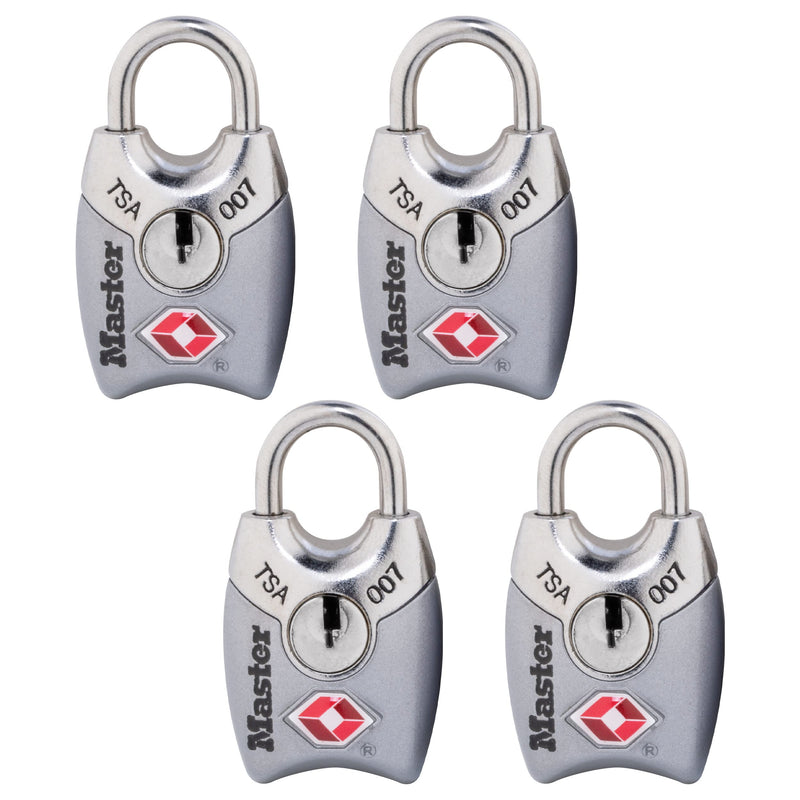 Master Lock 4689Q TSA Approved Luggage Lock, 4 Pack, Colors May Vary & Etekcity Luggage Scale, Digital Weight Scales for Travel Accessories Essentials