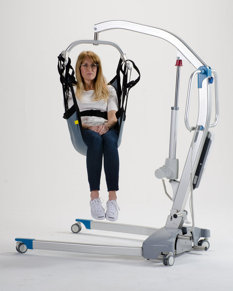 [Australia] - Patient Aid One Piece Patient Lift Sling with Positioning Strap, Comfy Polyester Mesh Fabric Full Body Sling with Lifting Straps, Mobility Aids Transfer Sling Size Large, Weight Capacity 200-450 lbs 
