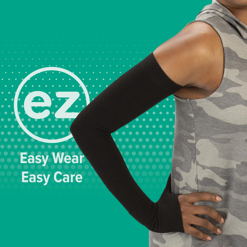 [Australia] - Juzo Soft 2001 20-30mmhg Standard Armsleeve with Silicone Top Band for Women, Regular 2 (II) Beige 