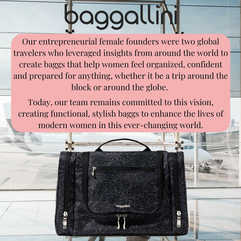 Baggallini Toiletry Kit One Size Midnight Blossom