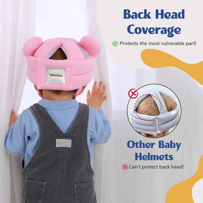[Australia] - Baby Head Protector for Crawling Walking, Infant Helmet with Foam Bumpers, Adjustable Baby Helmet for Crawling Walking, Toddler Helmet - Head Protector for Baby Walking 6-24 Months. Beige 