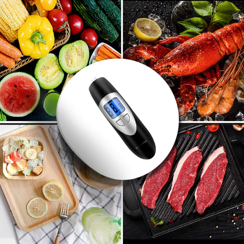 [Australia] - Ketone Analyzer Tester High-Precision Ketone Breath Monitor for Health Tracking Black 