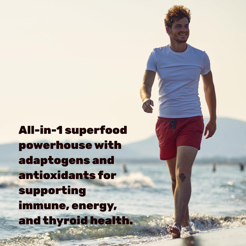 [Australia] - DEAL SUPPLEMENT Irish Sea Moss 7000mg Per Serving, 240 Veggie Capsules ‚Äì 14 Superfood Complex ‚Äì 3000mg Black Seed Oil, 2000mg Ashwagandha, 600mg Ginger 