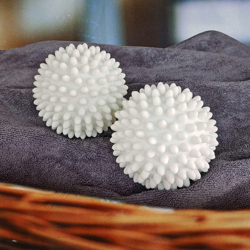 [Australia] - Dryer Balls 4 Pack - Non-Toxic Reusable Dryer Balls (White) White 